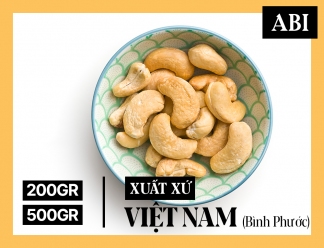 Hạt điều sấy giòn - Hạt điều Bình Phước - Hạt điều cao cấp ABI NOW